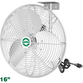 J & D Manufacturing VDB16G J&D Manufacturing 16" EZ Breeze HAF Basket Fan w/ Bracket & 10" Cord, 1,710 CFM, 1/10 HP image.