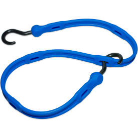 Bihlerflex LLC (Formally Just Ducky) AS36BL The Perfect Bungee Adjustable Strap, Nylon Hooks, 36"L, Blue image.