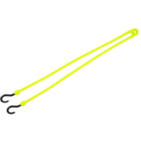 Bihlerflex LLC (Formally Just Ducky) PC48G The Perfect Bungee Premium Cord, Nylon Hooks, 48"L, Safety Green image.