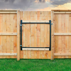 Adjust-A-Gate® 2-Rail Full-Frame Gate Kit Consumer Series 34" - 70"W x 45"H Black 