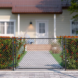 Fit-Right® Adjustable Gate Kit 28" - 70"W x 46"H Black 