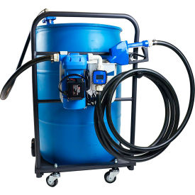 JohnDow AC 120V DEF Pump Kit with Trolley Automatic Nozzle Blue 