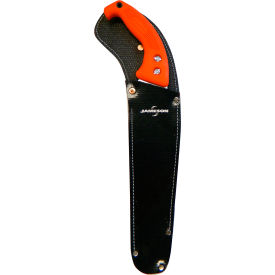 JAMESON LLC HS-11TE-SOB Jameson Tools Straight Blade Hand Saw With Ergonomic Handle & Belting Scabbard, 11" image.