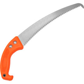 JAMESON LLC HS-13TE-HO Jameson Tools Barracuda™ Pruning Hand Saw with Orange Handle and Hook Blade, 13" image.