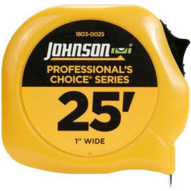 Johnson Level & Tool Mfg. Co. Inc 1803-0025 Johnson Level 1803-0025 25 Professionals Choice Power Tape image.