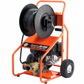 General Wire JM-2900-B Gas Water Jet w/200'x3/8"" Hoses Nozzle Set & Cleaning Tool