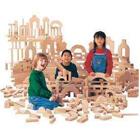 Jonti-Craft® Unit Blocks Individual Set - 45 Pieces 14 Shapes