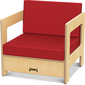 Jonti-Craft Inc 0376JC Jonti-Craft® Red Easy Chair image.