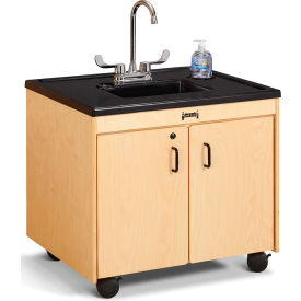 Jonti-Craft Inc 1370JC Jonti-Craft® Clean Hands Helper Portable Sink - 26" Counter - Plastic Sink image.