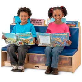 Jonti-Craft Inc 37460JC Jonti-Craft® Literacy Couch - Blue image.
