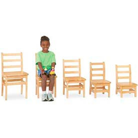 Jonti-Craft Inc 5908JC Jonti-Craft® KYDZ Ladderback Chair - 8" Height image.