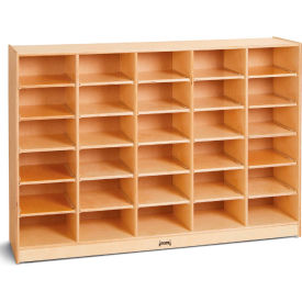 Jonti-Craft® 30 Tub Mobile Cubbie Without Tubs 60"W x 15"D x 42"H Birch Plywood