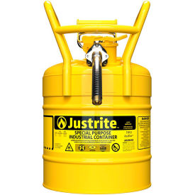 DOT Transport Safety Can For Diesel, Type II, 1" Hose, 5 Gallon, Yellow view 2