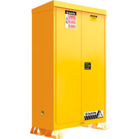 Justrite® Outdoor Flammable Storage Cabinet Self Close Door 45 Gallon Capacity 43"W x 18"D x 