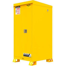 Justrite® Outdoor Flammable Storage Cabinet Self Close Door 60 Gallon Cap. 34"W x 37-5/8"D x 