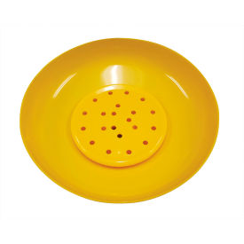 Justrite Safety Group ABS-ROSE Hughes® Safety Shower Rose, ABS Plastic Showerhead, Yellow image.