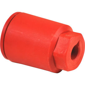 Justrite Safety Group NOZZLE Hughes® Replacement Nozzle For Safety Showers, Nylon, Red image.