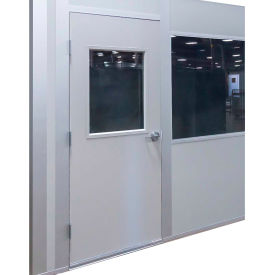 Porta-King G_ADD3070-W Porta-King Inplant Office, Additional 3070 Swing Door, 3W x 7H, Steel, White image.