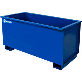 Steel Forklift Mortar Tub 11 Cu. Yd. Cap. Blue