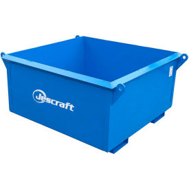 Jescraft Jobsite Lift Box 1.2 CU. YDS. Capacity Blue