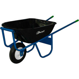 Jescraft™ All-Welded Steel Wheelbarrow SWA-610 - 6 Cu. Ft. Capacity