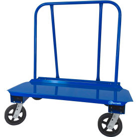 DRYWALL CART - 18"" X 48"" DECK W/ 8"" MOLD ON RUBBER CASTERS (4 SWIVEL)