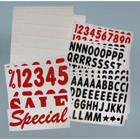 Joseph Struhl Co., Inc. DLX-AAMB-WH Magic Master Add-A-Message Board, (2) 24"W X 36"H, Deluxe Letter Set-White image.