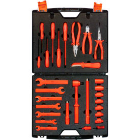 Jameson Tools 1000V Insulated Maintenance Imperial Tool Kit, 29-Piece