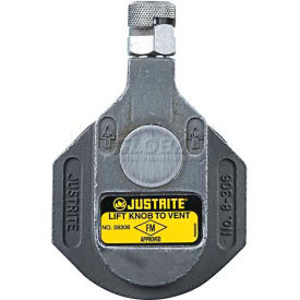 Justrite Safety Group 8306 Justrite® 8306 Stainless Horizontal Drum Vent for Corrosives & General Solvents image.
