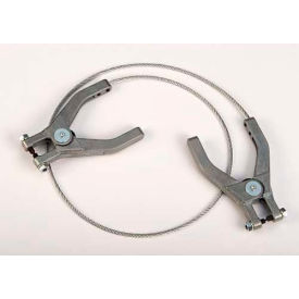 Justrite Safety Group 8499 Justrite® 8499 3 Flexible Antistatic Wire - Dual Hand Clamps image.