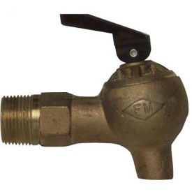 JUSTRITE SAFETY GROUP 8540 Justrite® 8540 Brass Control Flow Lab Safety Drum Faucet image.