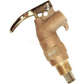 JUSTRITE SAFETY GROUP 8902 Justrite® 8902 Rigid Brass Safety Drum Faucet image.