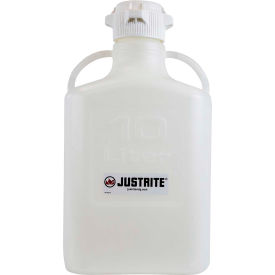 Justrite Safety Group 12909 Justrite 12909 Carboy, HDPE, 10-Liter image.