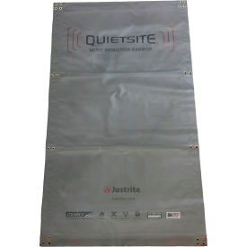 Justrite Manufacturing Co. 26464 Justrite® QuietSite™ Sound Barrier Panel, 96" x 1" x 48", Gray image.