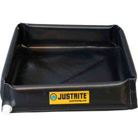 Justrite Safety Group 28446 Justrite Mini-Berm Flex Tray, 5L x 4W x 6"H, 70 Gallons, 28446 image.