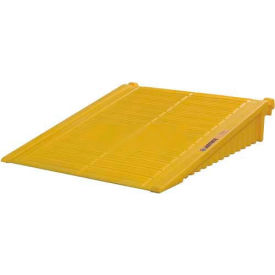 Justrite Safety Group 28678 Justrite® 28678 Yellow Ramp for 2 & 4 Drum EcoPolyBlend™ DrumShed™ image.