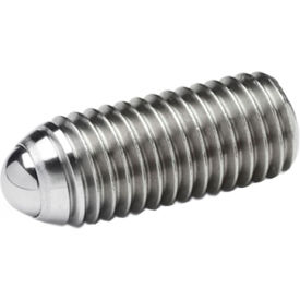 J.W. Winco, Inc 605-M10-25-AN J.W. Winco 605-M10-25-AN Set Screw w/ Full Ball - M10 x 1.5 Thread - 25mm Thread Length image.