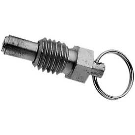 J.W. Winco, Inc 717.10-0.375-5/8X11-A-ST Stubby Hand Retractable Spring Plunger - Zinc Plated Steel 5/8-11 Thread image.