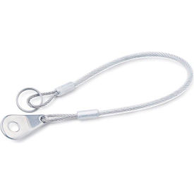 J.W. Winco, Inc 111.2-200-14-B-TR J.W. Winco GN111.2 Retaining Cables, SS, 1 Key Ring and Mounting Tab, 7.87"L, 0.55" Key Ring Dia. image.
