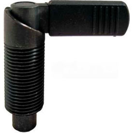 J.W. Winco, Inc 612-10-5/8X18-B Cam Action Plunger w/ Sleeve Lock-Out Black 2.70x7.2lbs Pressure 5/8-18 Thread .39x.39" Pin image.