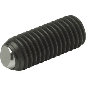 J.W. Winco, Inc 605-8X32-0.375-B J.W. Winco 605-8X32-0.375-B Set Screw w/ Flat Ball - 8-32 Thread x 3/8" Thread Length image.