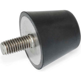 J.W. Winco, Inc 254-38-M8-30-55 J.W. Winco Vibration/Shock Absorption Mount, Conical, 32mm Height, 270 Max Load, 254-38-M8-30-55 image.
