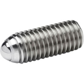 J.W. Winco, Inc 605-1/4X20-0.500-AN J.W. Winco 605-1/4X20-0.500-AN Set Screw w/ Full Ball - 1/4-20 Thread x 1/2" Thread Length image.