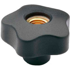 J.W. Winco, Inc 5337.2-1.26-1/4X20-D J.W. Winco EN5337.2 Five Lobed Knob, 1/4"-20, 1.26"(32), 3TAB2M/D image.