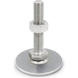 J.W. Winco, Inc 41-40-3/8X16-75-D0-SK Leveling Foot - Threaded - 2700 Lbs. Capacity - 1.57" Base Dia. - J.W. Winco 41-40-3/8X16-75-D0-SK image.