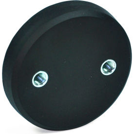 J.W. Winco, Inc 51.6-ND-43-27-M5 51.6-ND-43-27-M5 Retaining Magnet Assembly Disc-Shape, 2 Int. Threads, Rubber Shell, 1.69" Dia Steel image.