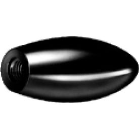 J.W. Winco, Inc 5NB63 J.W. Winco GN201 Phenolic Elliptical Knob W/Molded-In Thread 14mm Diameter 34mm Length M5x.8 image.