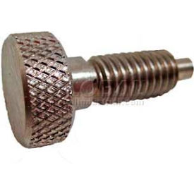 J.W. Winco, Inc 5THS3 Knurled Retractable Plunger SS Body SS Nose 1x6lbs Pressure 5/16-18 Thread image.
