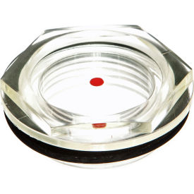 J.W. Winco, Inc TLT-G1/4 Plastic Fluid Level Sight Glass - G 1/4" Pipe Thread - J.W. Winco 6311005 image.