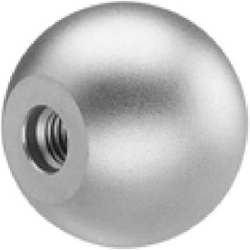 J.W. Winco, Inc 319-NI-25-M6-C J.W. Winco DIN319-NI Stainless Steel Ball Knobs Tapped 25mm Diameter mm Length M6x1.0 image.